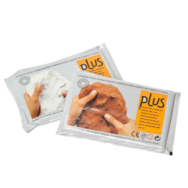 Ton plus 1 kg Weiß | 6 Stück