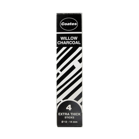 Coates – Holzkohle 12–14 mm, Schachtel mit 4 Stück