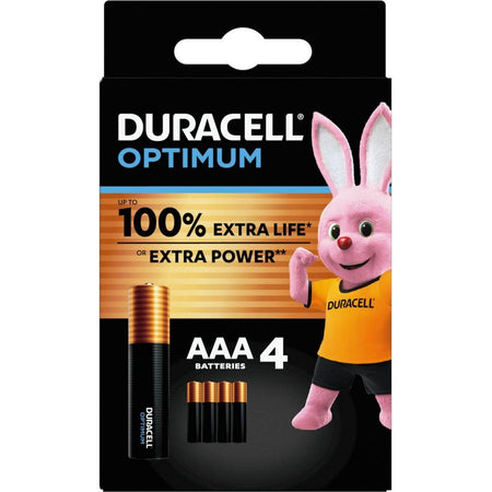 Duracell - Batterie Optimum 4x AAA
