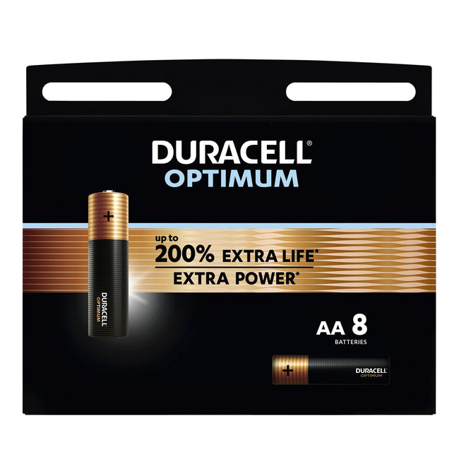Duracell - Batterie Optimum 8x AA