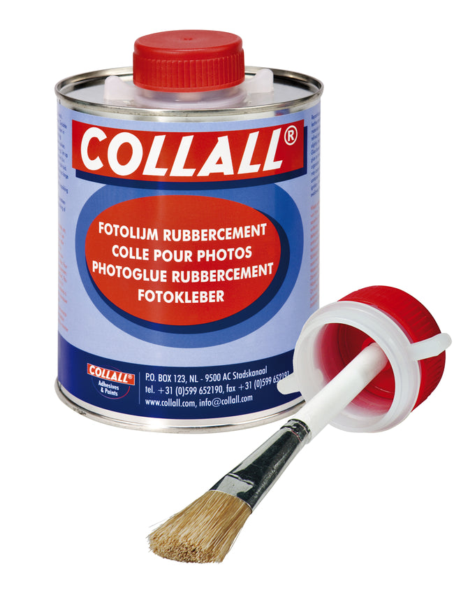 Collall - Gummizement 1000 ml + Pinsel | 6 Stück