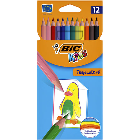 Bickids - Buntstift Tropicolors 12 Stück sortiert | 12 Stück