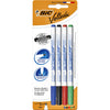Bic – Whiteboard-Marker Velleda 1721, rund, fein, sortiert, Blister mit 4 Stück