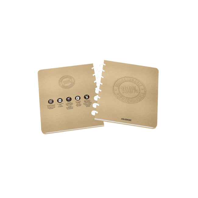 Adoc - Writing BIO A5 Diamant 5x5mm 144 Seiten 90gr Kraftpapier