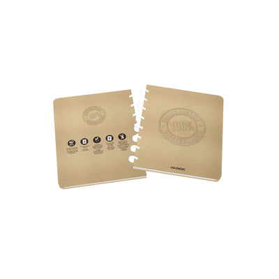 Adoc - Writing BIO A5 Diamant 4x8mm 144 Seiten 90gr Kraftpapier