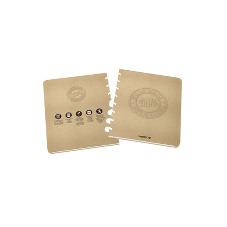 Adoc - Writing BIO A5 Diamant 4x8mm 144 Seiten 90gr Kraftpapier
