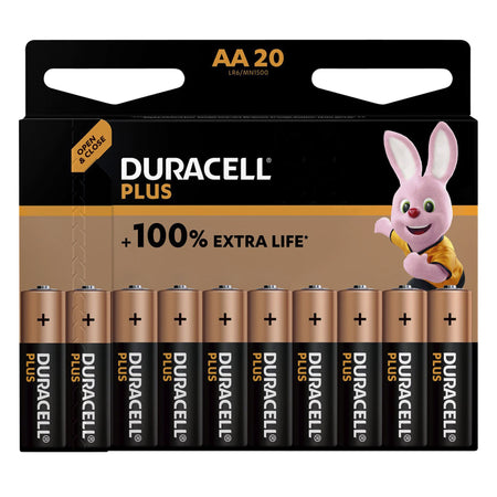 Duracell -  Batterij  plus power boost 20x aa | 10 stuks