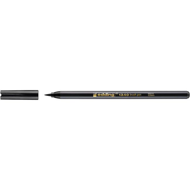 Edding - Pinselstift 1340 schwarz | 10 Stück