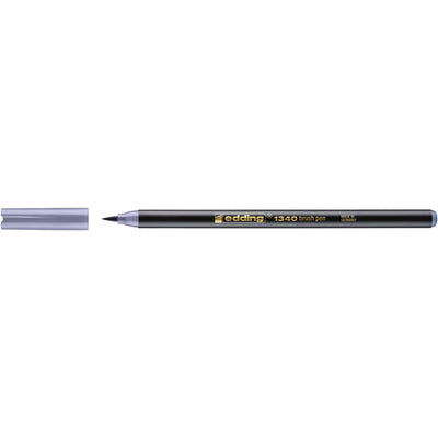 Edding - Pinselstift 1340 silbergrau | 10 Stück