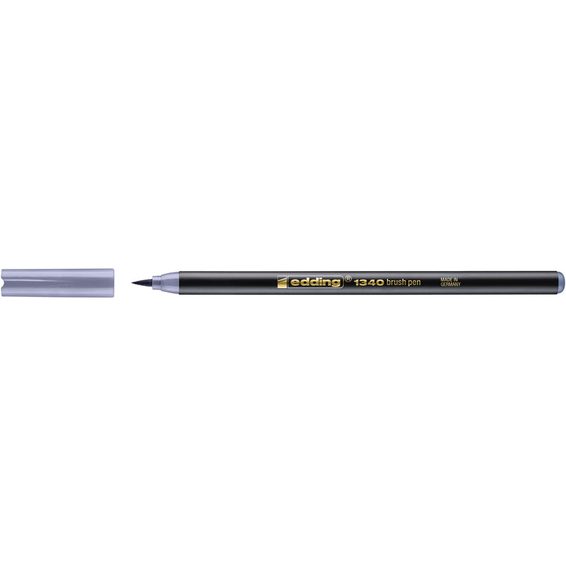 Edding - Pinselstift 1340 silbergrau | 10 Stück