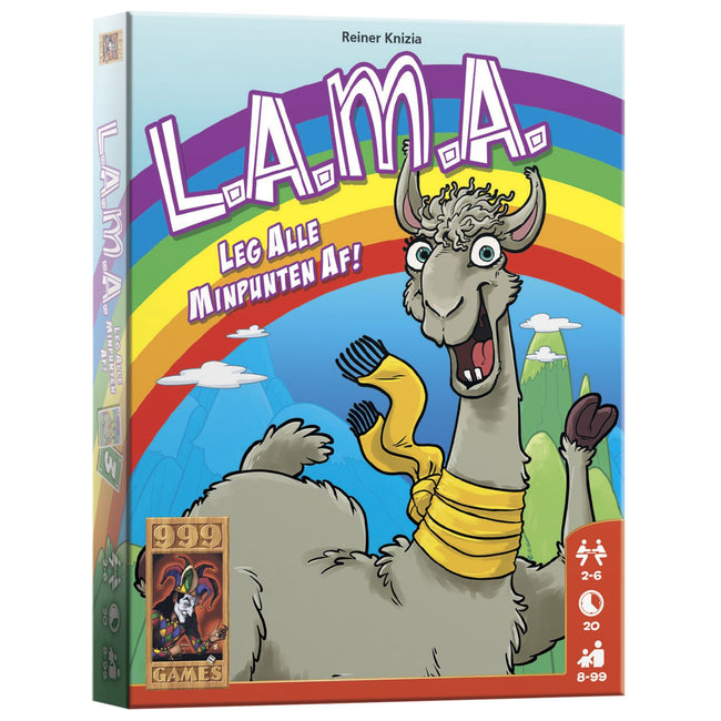 999 Spiele - Kartenspiel L.A.M.A. | 12 Stück