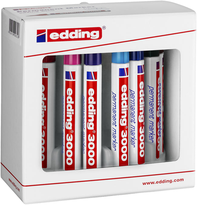 Edding - Filzstift 3000 rund 1,5-3mm sortiertes Set à 10 Stück