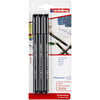 Edding - Fineliner 1200 001 feiner schwarzer Blister mit 3 Stück