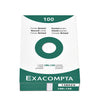 Exacompta - Systemkarte 100x150mm Linie weiß 100 Stück