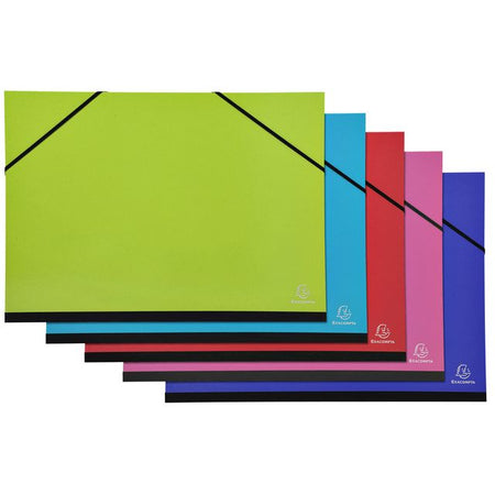 Exacompta - Zeichenmappe Iderama 32x45cm mit Gummiverschluss sortiert