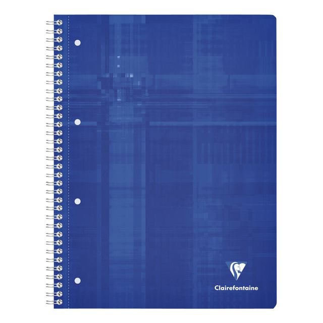 Clairefontaine - Collegeblk cf studium a4+ rt 5mm 4g 80page ass