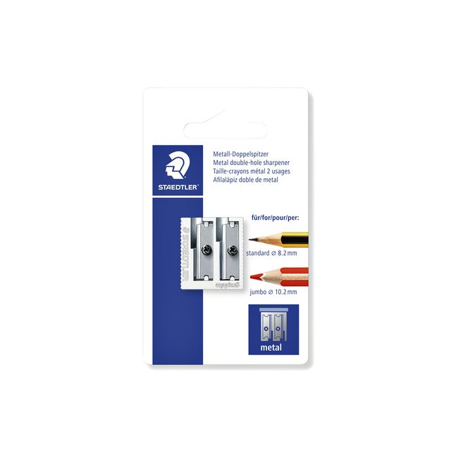 Staedtler - Noris Doppel-Bleistiftspitzer aus Metall