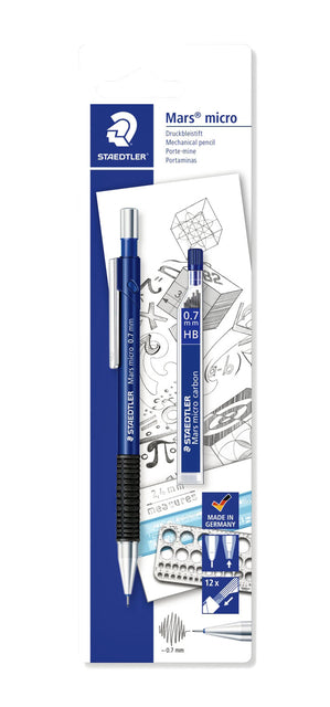 Staedtler - Druckbleistift Mikro 0,7 mm + extrafeine Minen