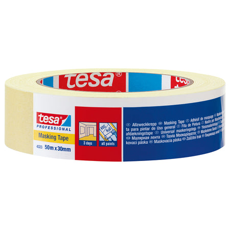 Tesa - Afplake ® Professional 4323 19mmx50m helles Creme | 16 Stück