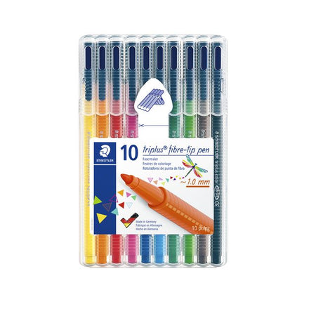 Staedtler - Farbmarker 323 Triplus Farbe à 10 Stück sortiert