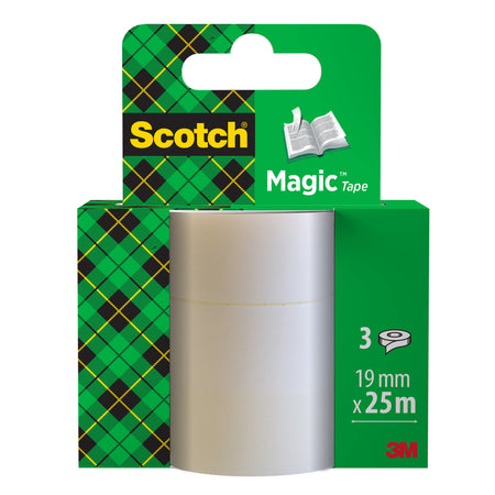 Scotch - Klebeband Magic 819 19mmx25m unsichtbar 3 Rollen
