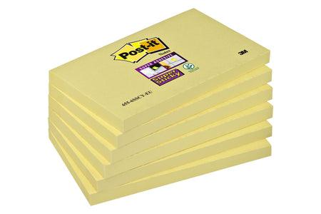 Post-it - Notizblock 655 super klebrig 76x127mm gelb