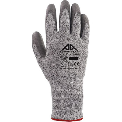 ActiveGear - Schnittschutzhandschuh grau 9/L | 12 Stück