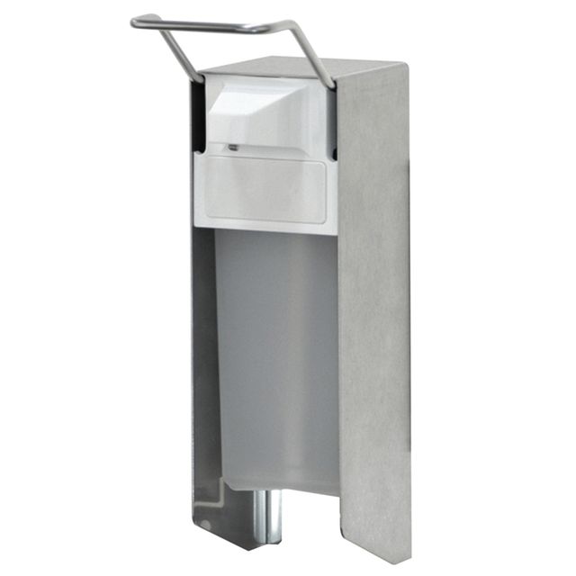 Ingo-man - Seifenspender Classic kurze Halterung 500ml Silber 1220100