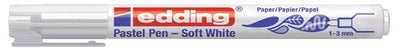 Edding - Filzstift 1500 soft weiß | 10 Stück