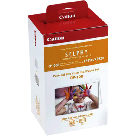 Canon - Fotopapier RP-108 10x15cm + Tintenpatrone 108 Blatt