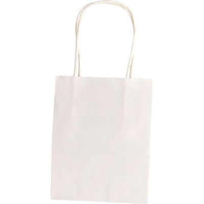 Folia Paper - Tasche mit Griff Folia Kraftpapier 110gr 12x15x5,5cm 20 Stück weiß