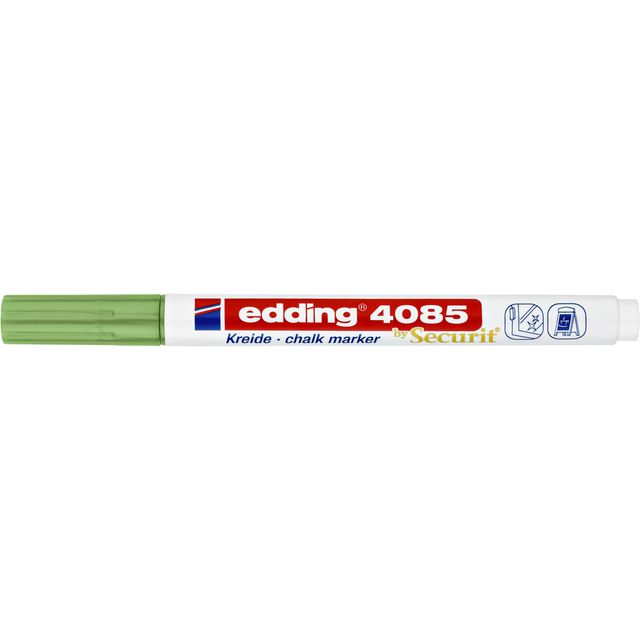 Edding – Kreidemarker 4085, rund, 1–2 mm, Metallic-Grün