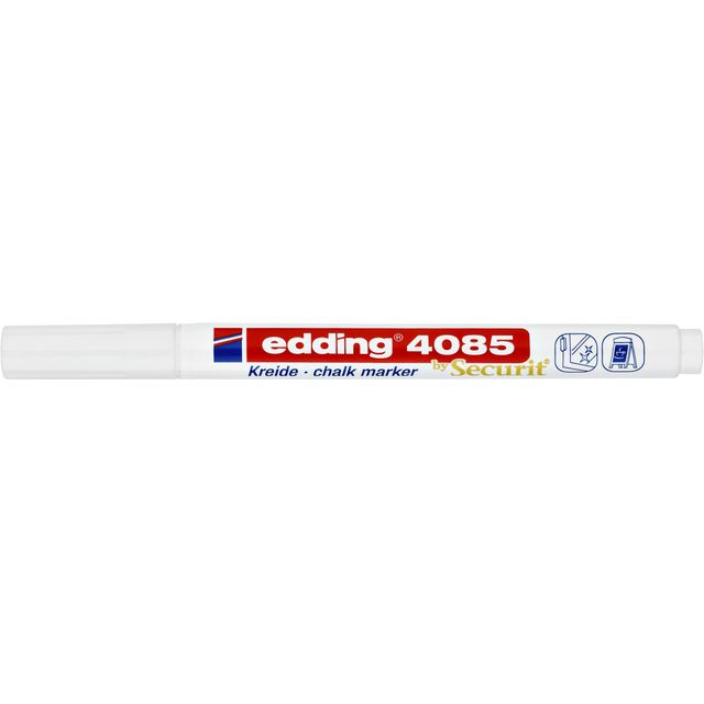 Edding - Kreidemarker 4085 rund 1-2mm weiß