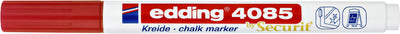 Edding - Kreidemarker 4085 rund 1-2mm rot | 10 Stück