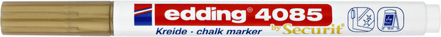 Edding - Kreidemarker 4085 rund 1-2mm gold | 10 Stück