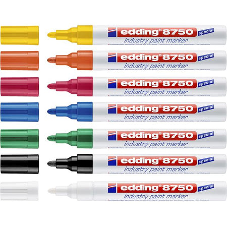 Edding - Paintmarker 8750 Industrie 2-4mm rot | 10 Stück