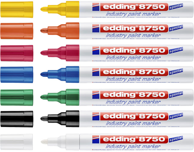 Edding - Paintmarker 8750 Industrie 2-4mm schwarz