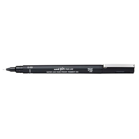 Uni-Ball - Fineliner Pin 0,03mm schwarz | 12 Stück