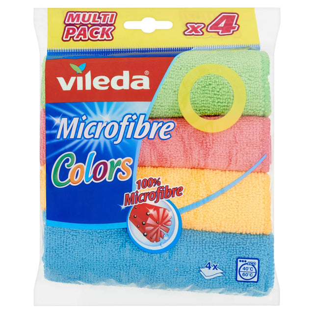 Vileda - Mikrofasertücher 4er-Pack