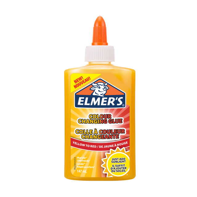 Kinderkleber Elmers Farbe -gelb klopft