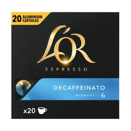 Douwe Egberts L'Or - Kaffeetassen L'Or Espresso Decaffeinato 20 Stück