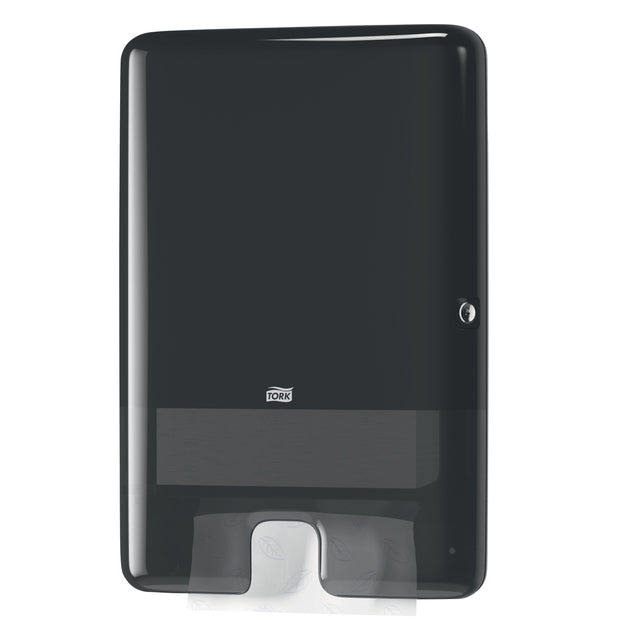 Handdoekdispenser tork h2 elevation zwart | 100 stuks