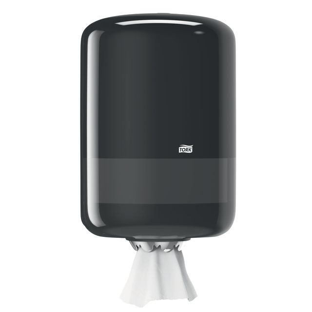 Tork - Reinigungspapierspender M2 Elevation schwarz 559008 | 75 Stück