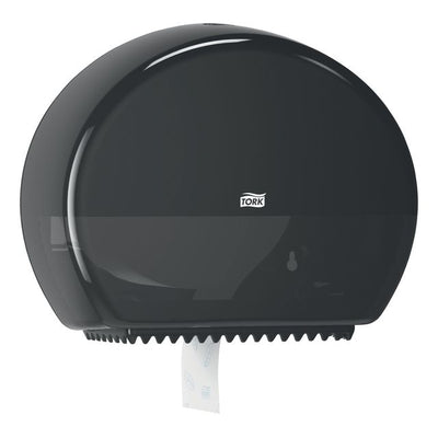 Tork - Toilettenpapierspender T2 Elevation Jumbo klein schwarz 555008 | 108 Stück