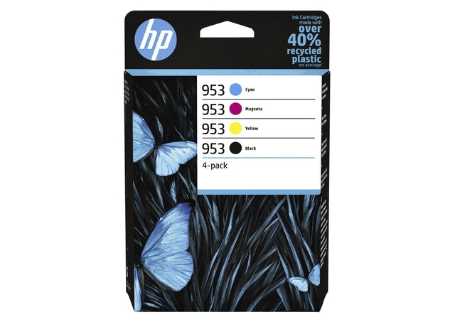 HP - Inkcartridge HP 6ZC69AE 953 Schwarz + 3 Farben | 1 Stück