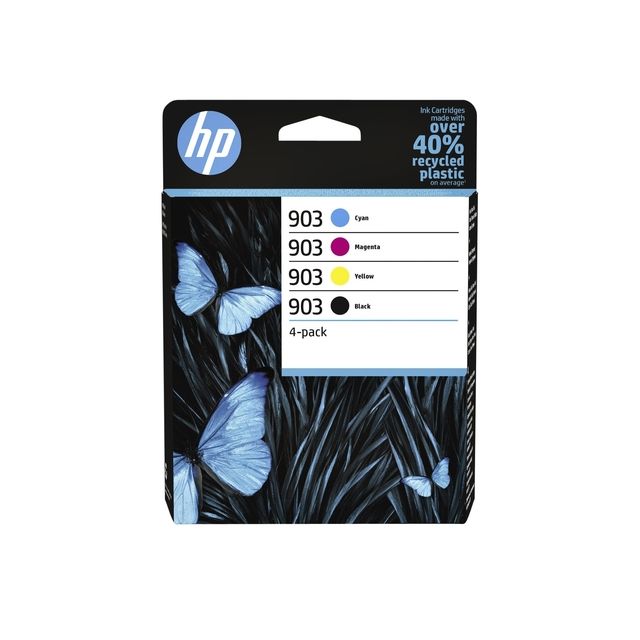 HP - Tintenpatrone 6zc73ae 903 Schwarz + 3 Farben