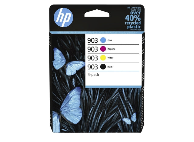 HP - Tintenpatrone 6zc73ae 903 Schwarz + 3 Farben