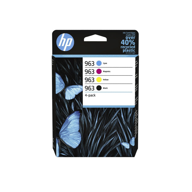HP - Tintenpatrone 6zc70ae 963 Schwarz + 3 Farben