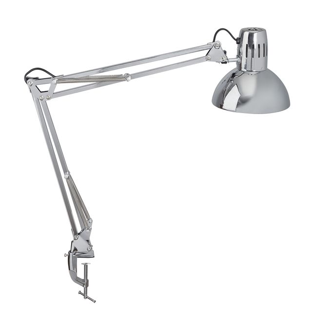 MAUL - Studier-Schreibtischleuchte mit Tischklemme chrom exkl. LED-Lampe | 12 Stück