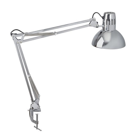 MAUL - Studier-Schreibtischleuchte mit Tischklemme chrom exkl. LED-Lampe | 12 Stück